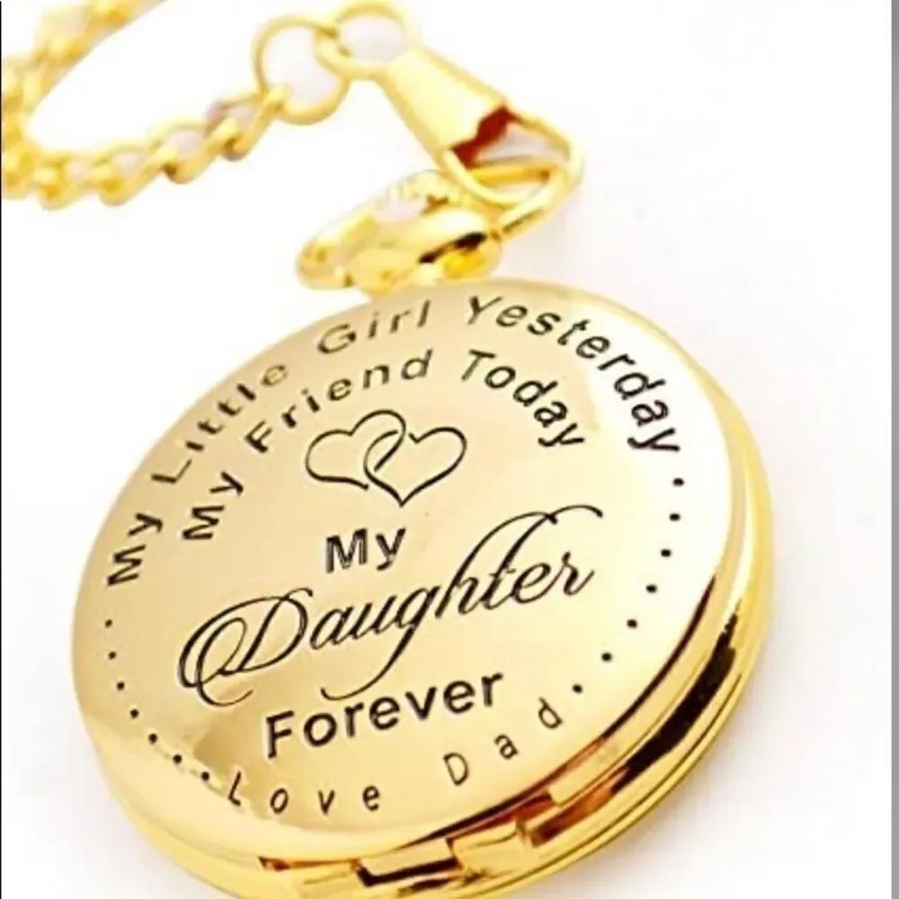 đMemoryâgiftâshop toâdaughterâpocketâwatch - Picture 4 of 11